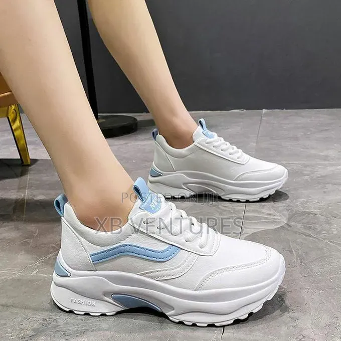 Trendy Ladies Causal White Shoes