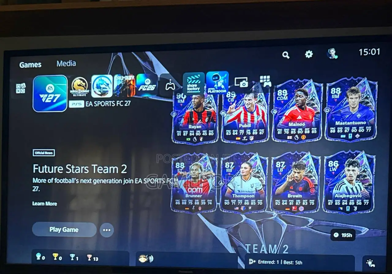 FC 27 PS4 and PS5 (No Jailbreak)