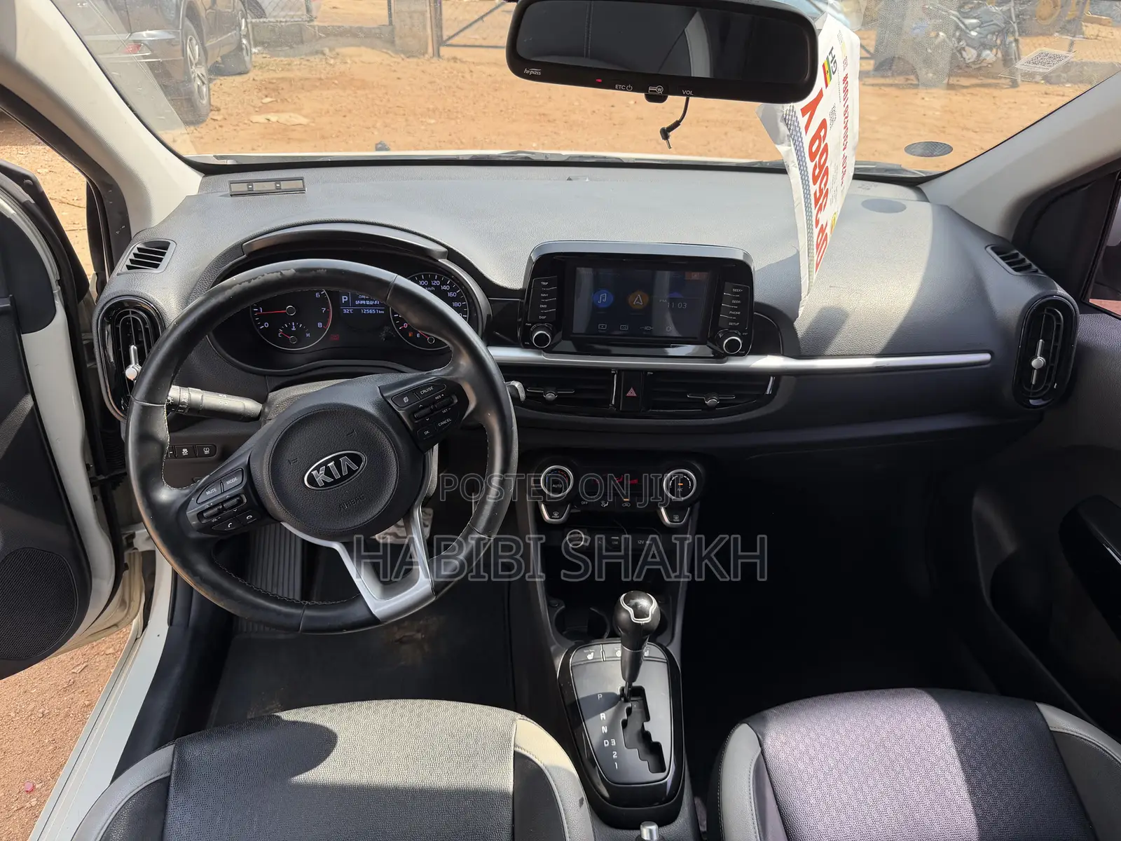 Kia Morning 2017 Off white