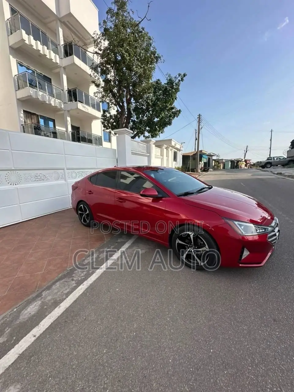 Hyundai Elantra Limited 2020 Red