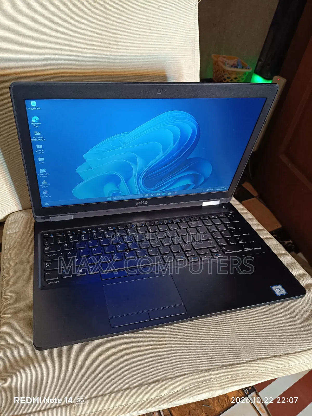 Laptop Dell Latitude 5590 8GB Intel Core i7 HDD+SSD 500GB