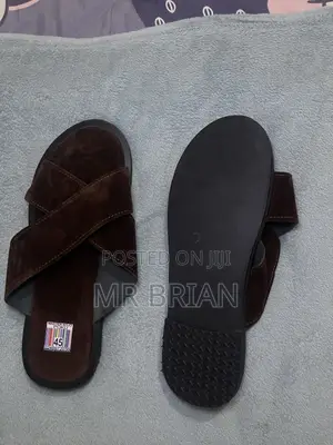 Leather Jean Slippers Available for Sale
