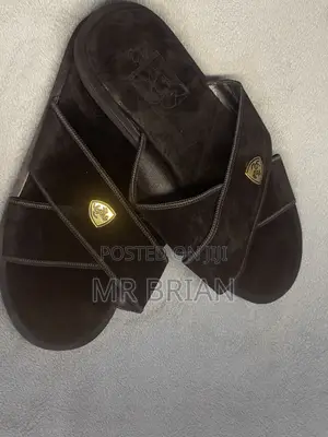 Leather Jean Slippers Available for Sale