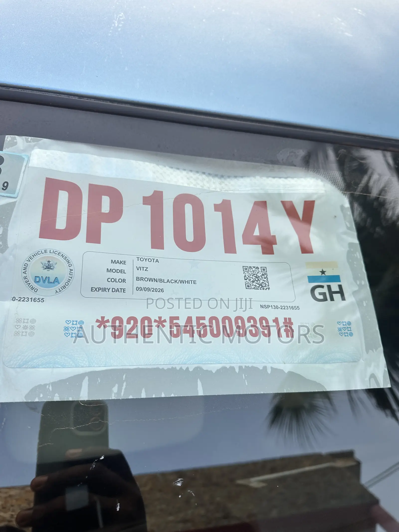 Toyota Vitz 2016 Blue