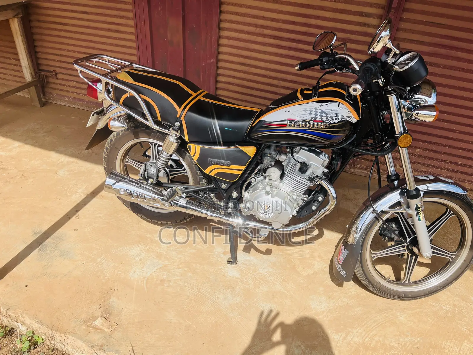 Haojue HJ125-8K 2025 Black