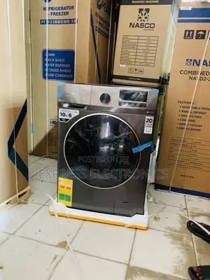 Lovely New Grey TCL-front Load Washer-10.5kg & Dryer-6kgs-C211wdg—