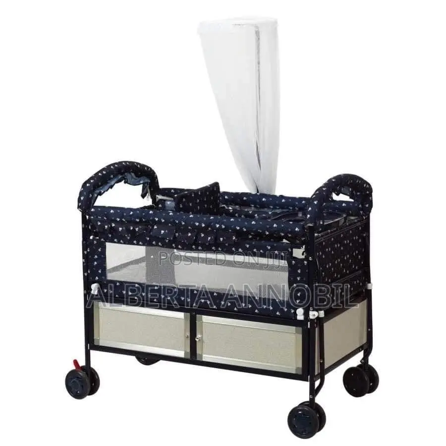 Metal Cot With Seat