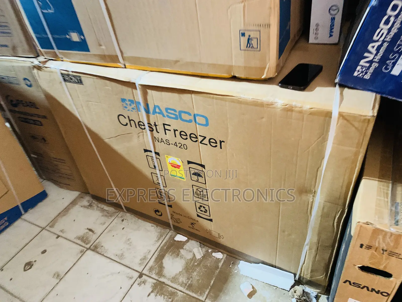 Nasco 380ltrs Chest Freezer- NAS-420 Single Door