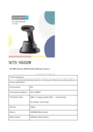NCTS-NB2D2W Wireless Barcode Scanner