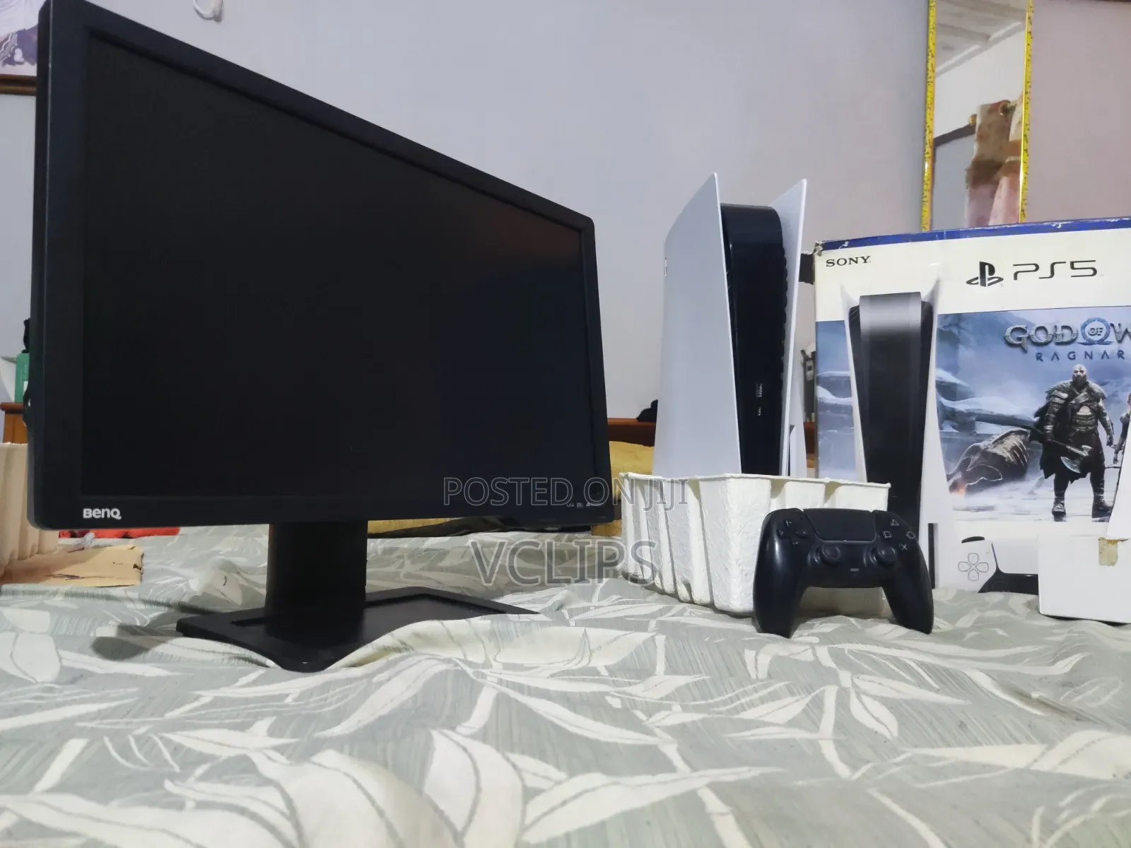 Slightly Used PS5 With 120 Hz Gaming Monitor