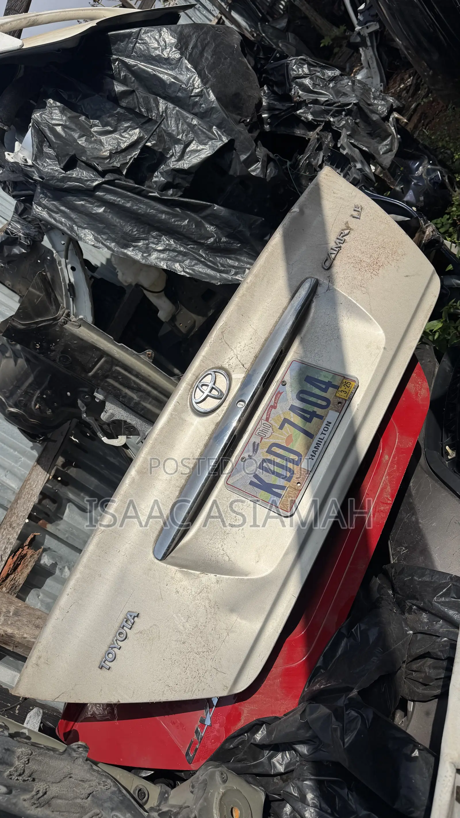 Camry 2001,2002,2003,2004,2005,2006,2007 Boot / Tailgate Complete