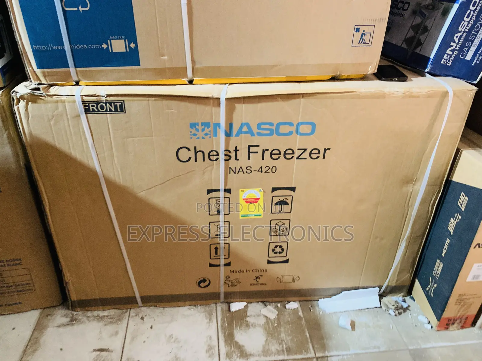 Limited Stock Nasco 380ltrs Chest Freezer- NAS-420 Single Door