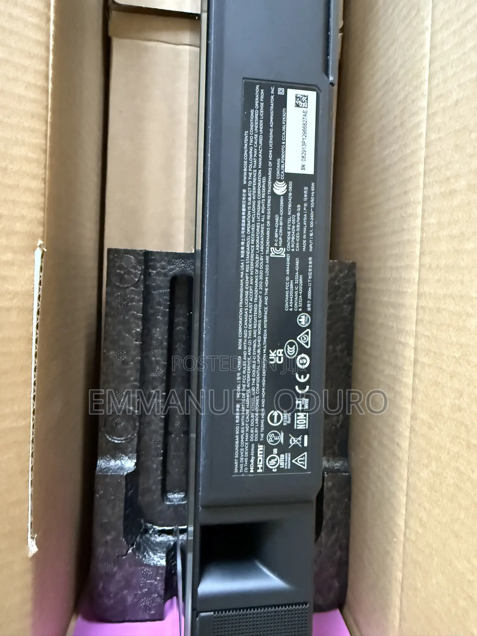 Bose Smart Soundbar 900 .Bass Module 700/ Surround 700