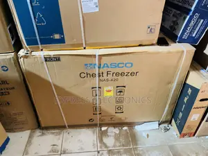 Authentic New Grey Nasco 380ltrs Chestsingke Door Freezer- NAS-420