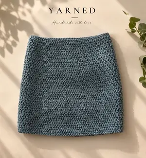 YARNED Handmade Crochet Lace-Up Tube Top