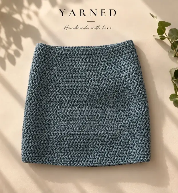 YARNED Handmade Crochet Lace-Up Tube Top