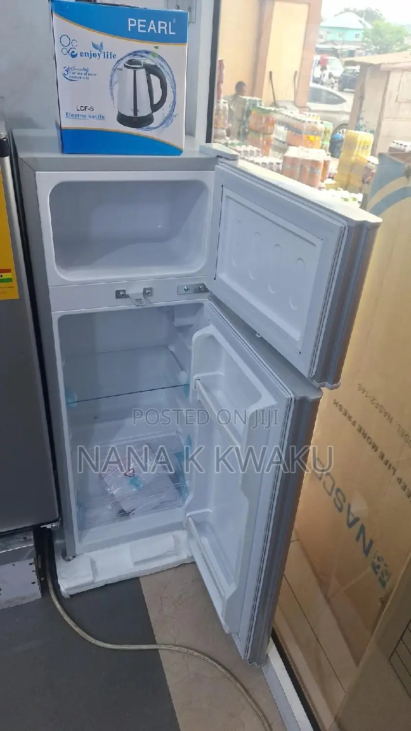 Nasco_85litres Double Door Fridge With Top Freezer