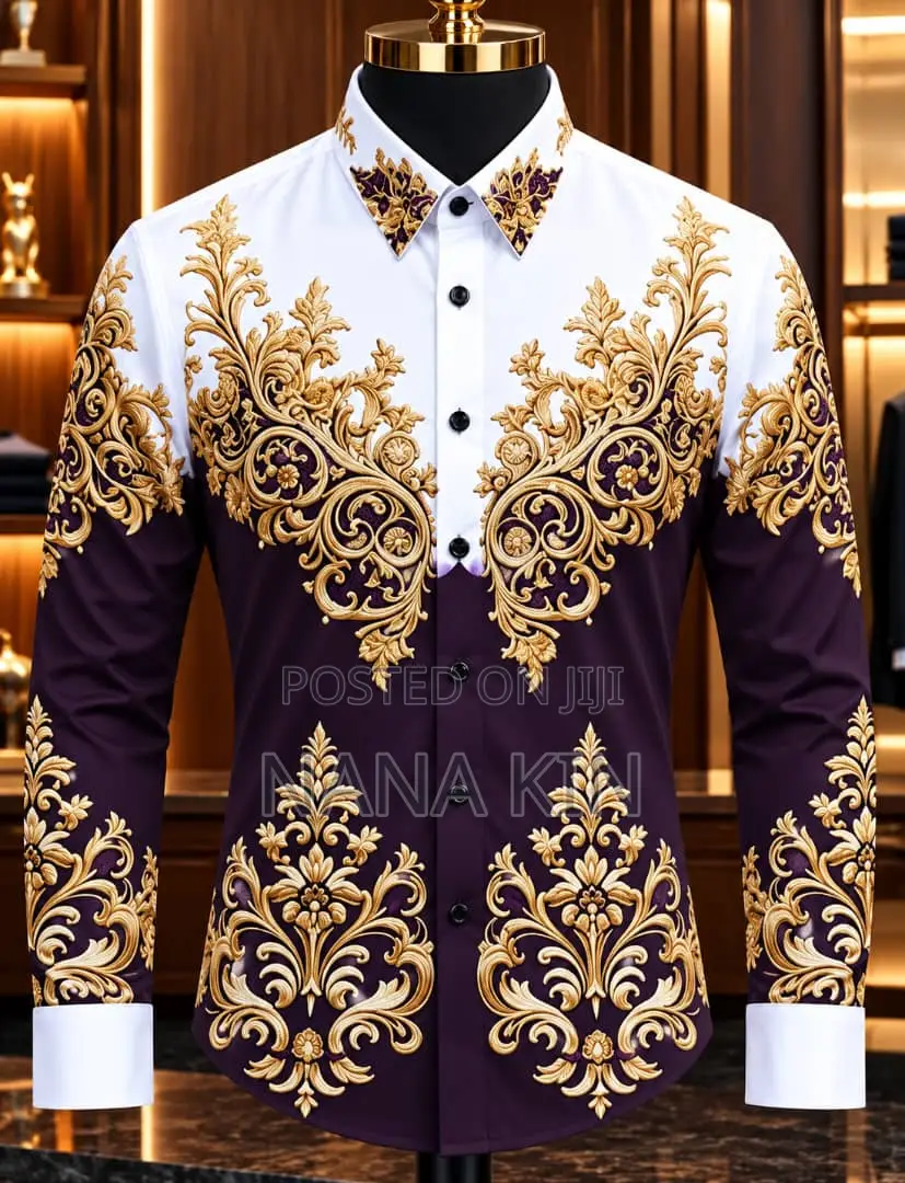 High Quality Rhinestones Designer Shirts