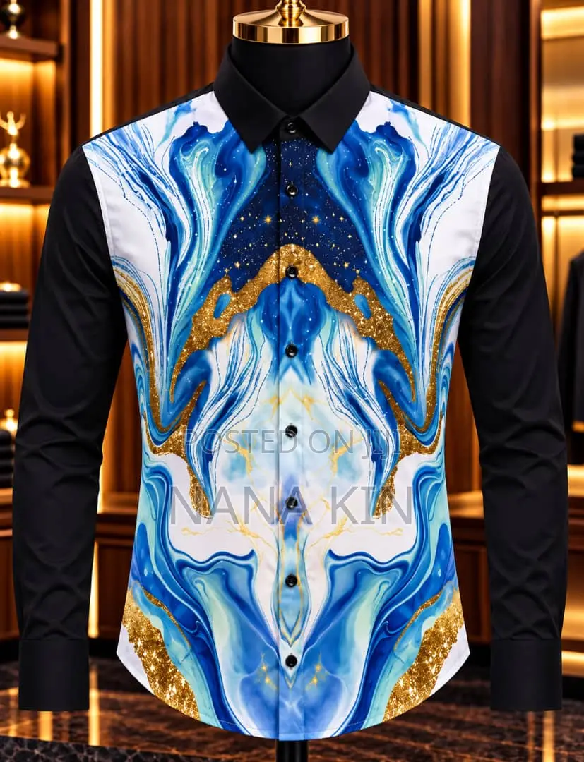 High Quality Rhinestones Designer Shirts