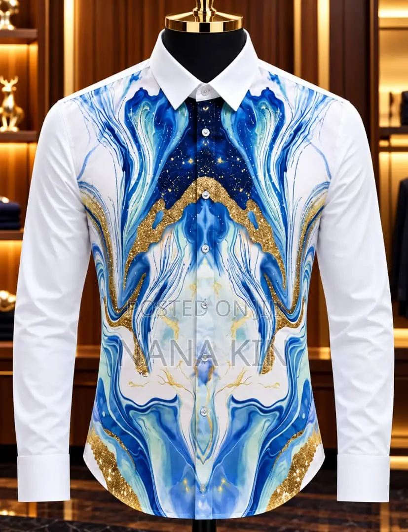 High Quality Rhinestones Designer Shirts