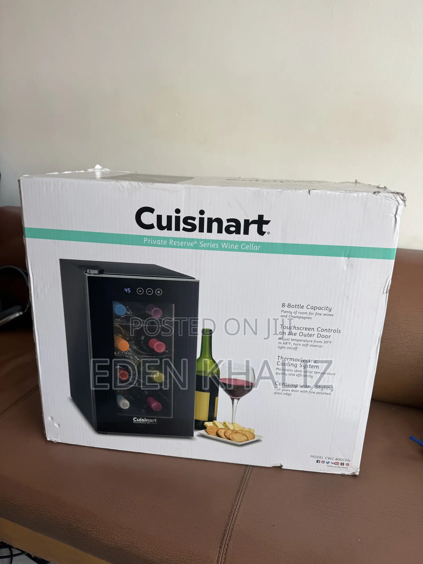 CUISINART 8-Bottle Wine Cellar - Private Reserve Series