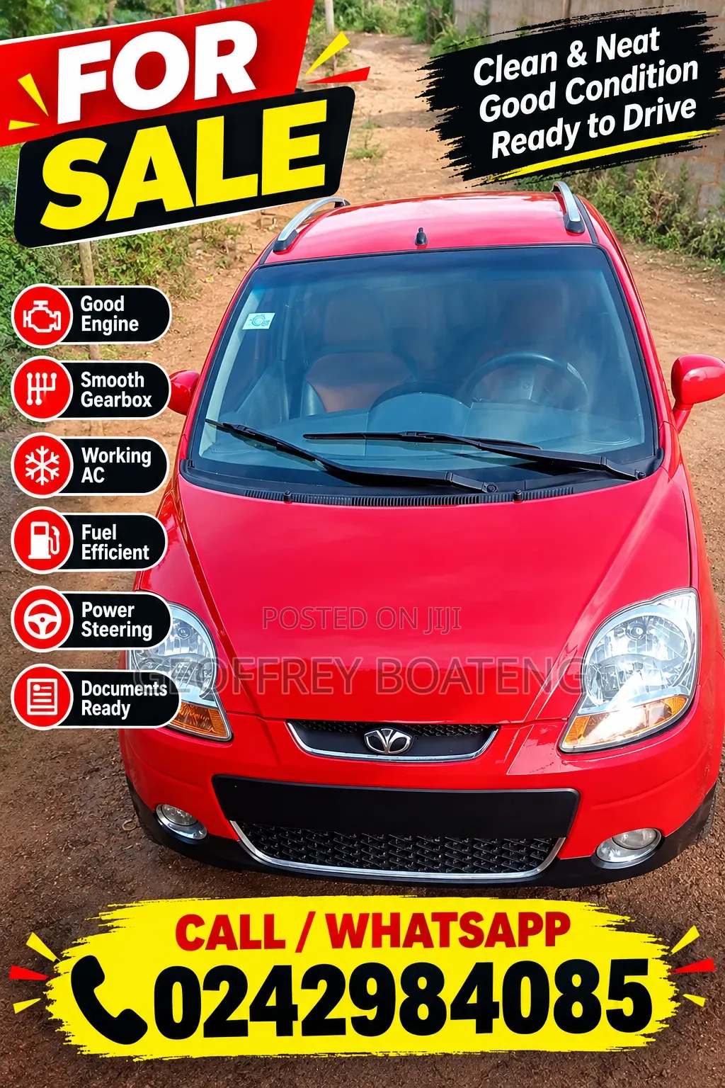 Daewoo Matiz 1.0 SE 2010 Red