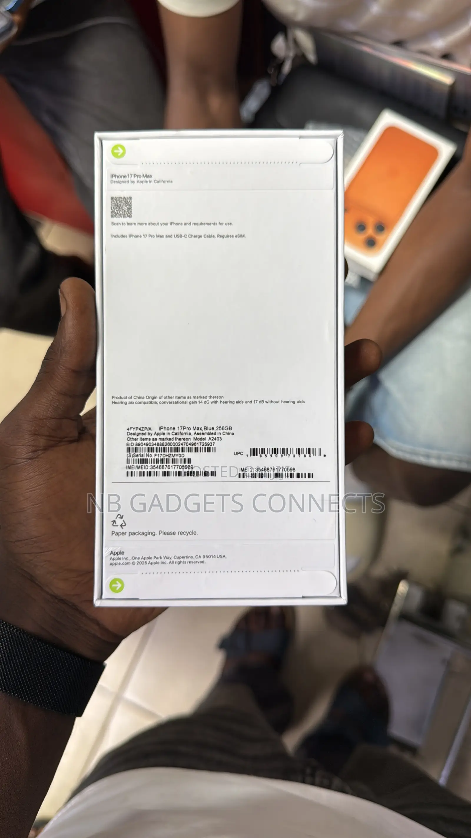 New Apple iPhone 17 Pro Max 256 GB Blue