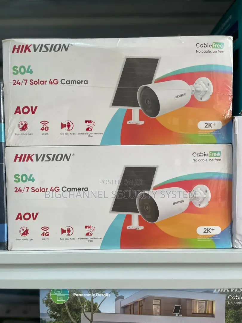 Hikvision So4 24/7 4g Solar Camera