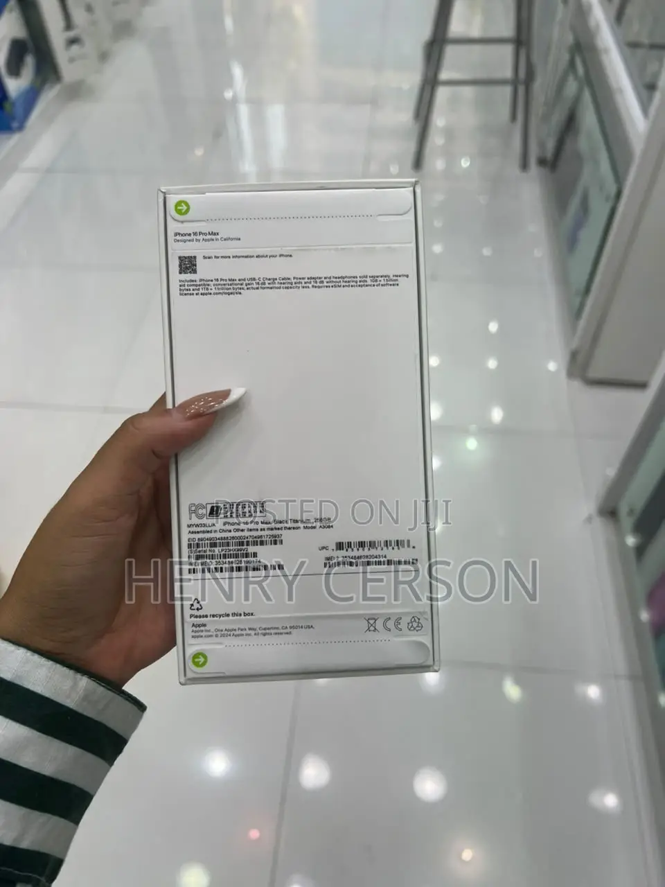 New Apple iPhone 16 Pro Max 256 GB Black