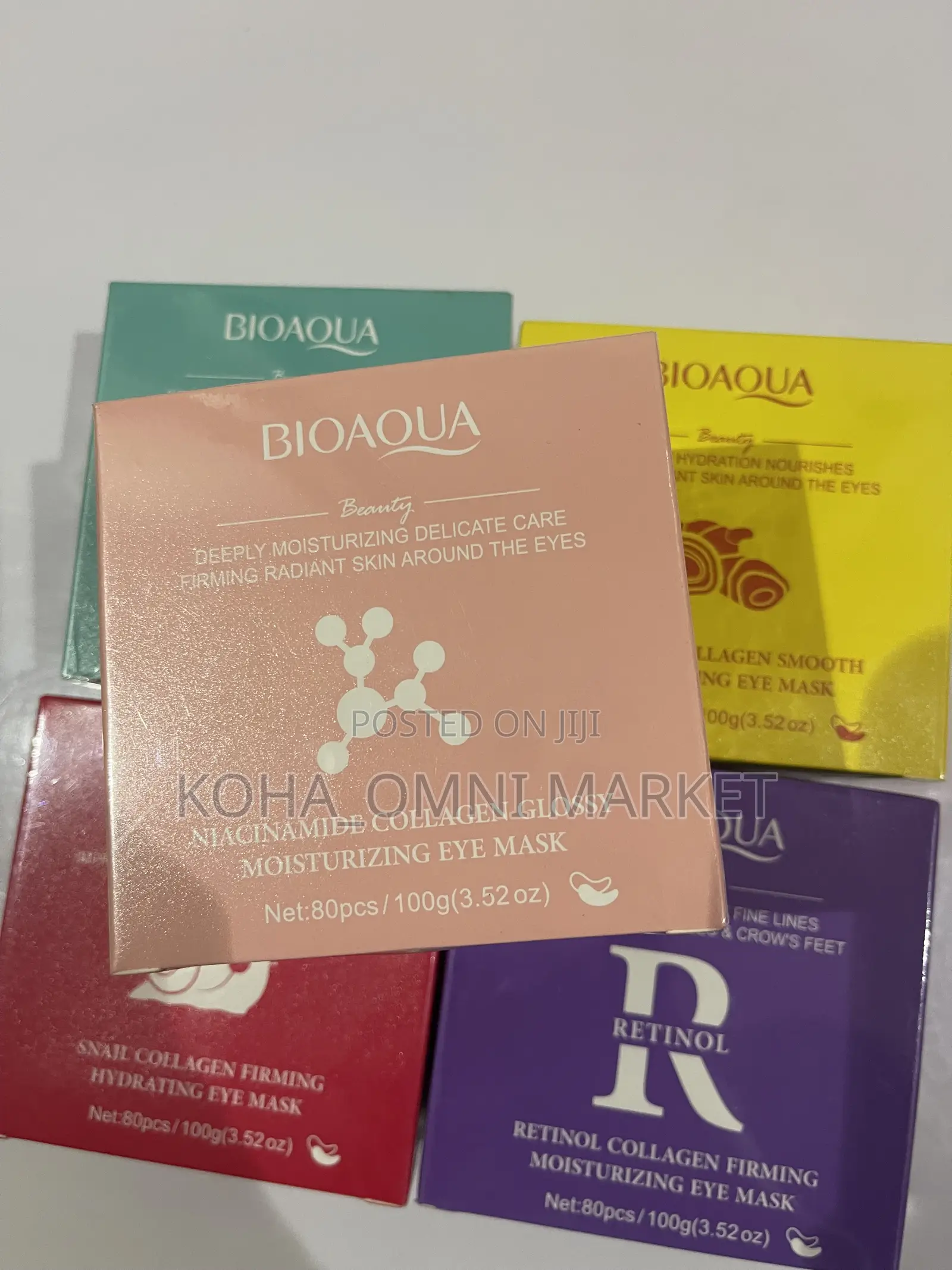 80pcs Bioaqua Eye Mask Box