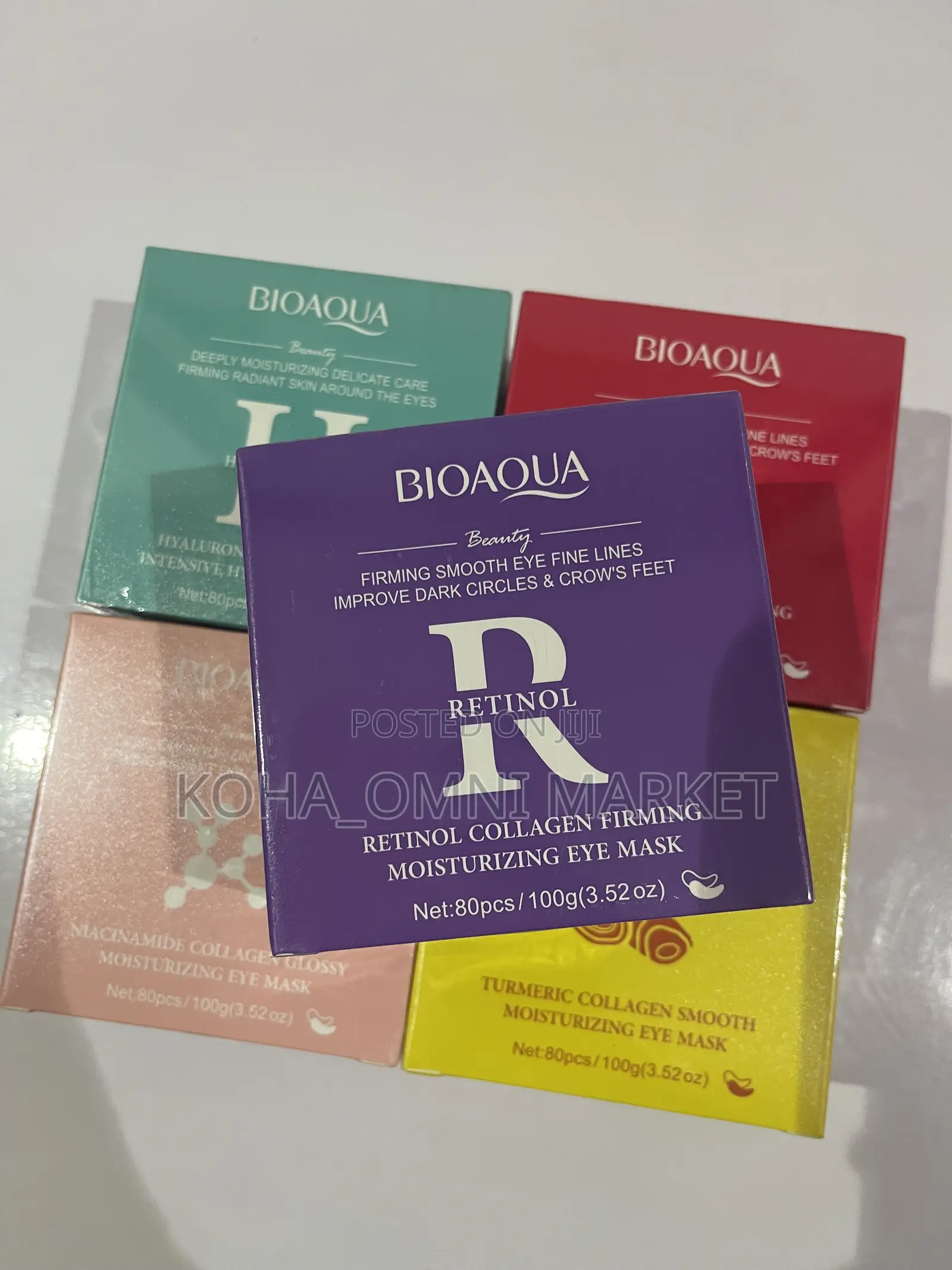 80pcs Bioaqua Eye Mask Box