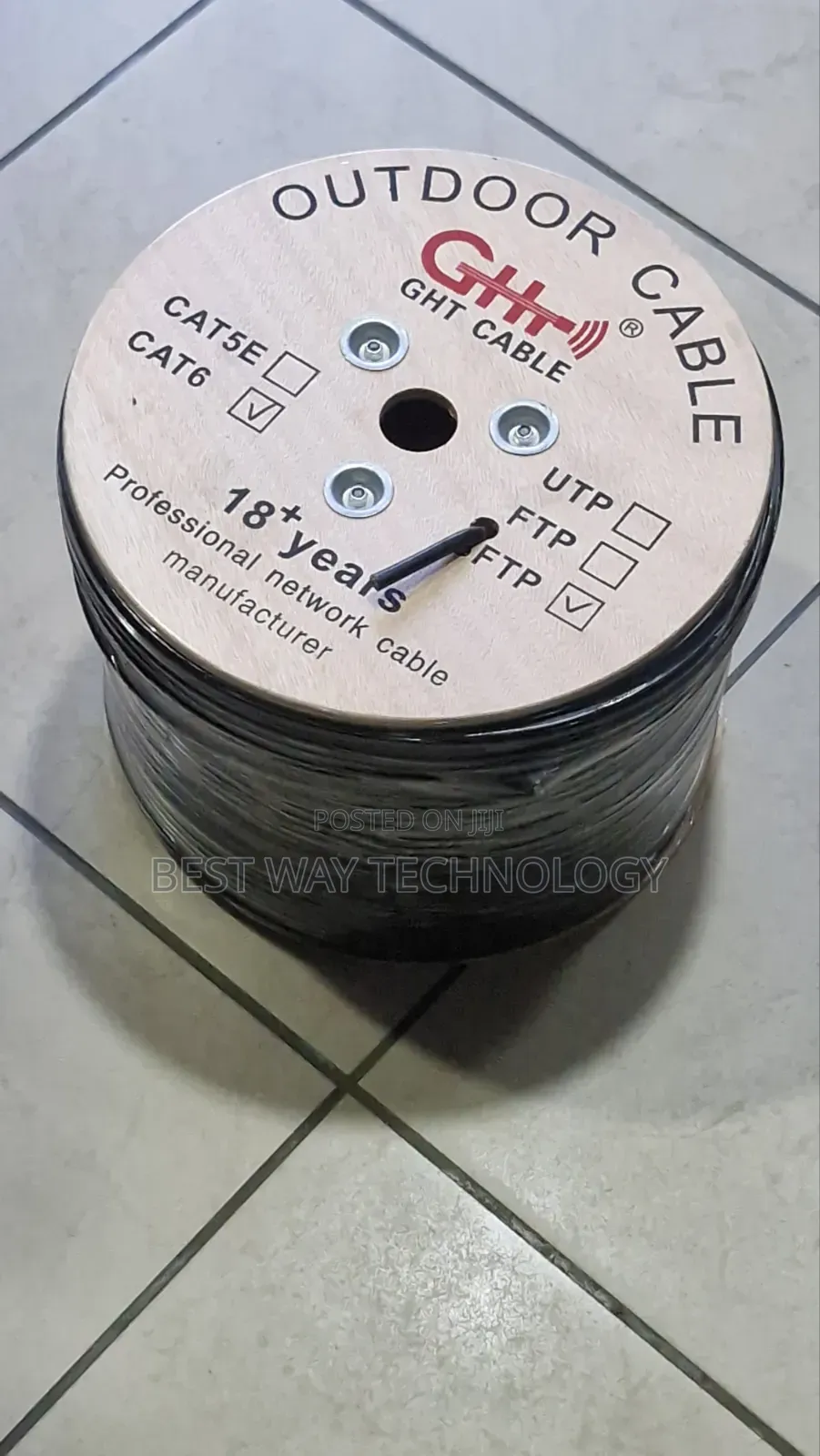 Cat6 Outdoor Cable 305m SFTP