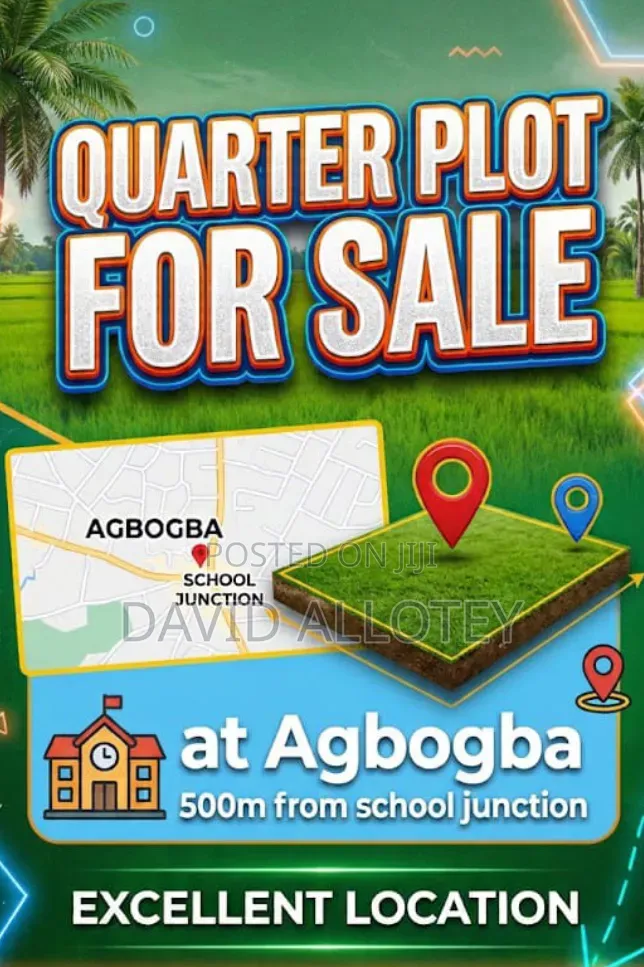 Quarter Plot at Agbogba for Sale