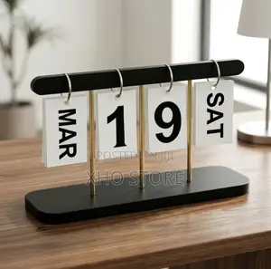 Reusable Flip Calendar With Day Display