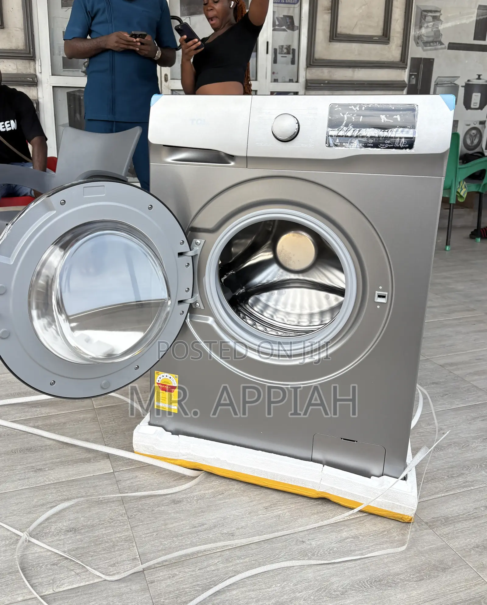 Wash Smart TCL 10.5kg Front Load(Silver)