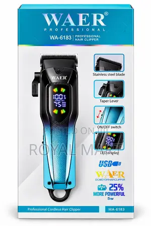 WAER Professional Hair Clipper – WA-6183