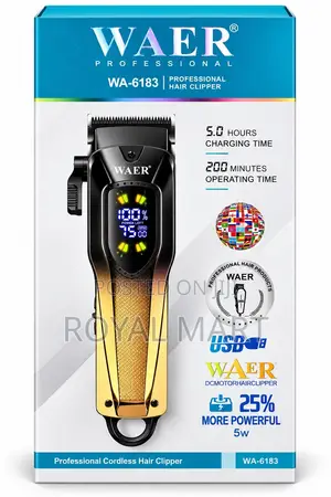 WAER Professional Hair Clipper – WA-6183