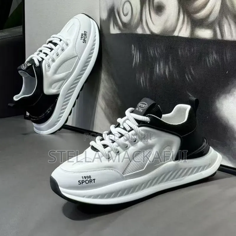 Black and White Sneakers in Sizes 42 and 43 Only