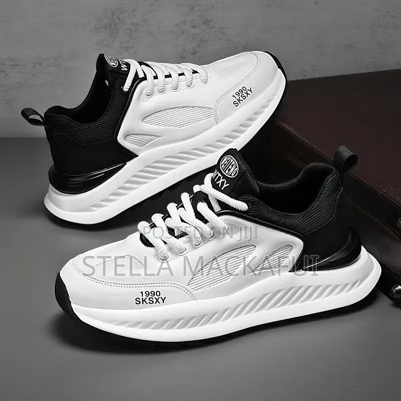 Black and White Sneakers in Sizes 42 and 43 Only