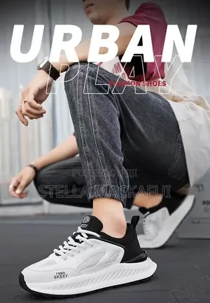 Black and White Sneakers in Sizes 42 and 43 Only
