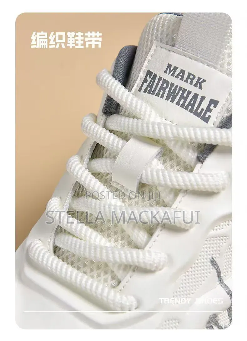 Black and White Sneakers in Sizes 42 and 43 Only