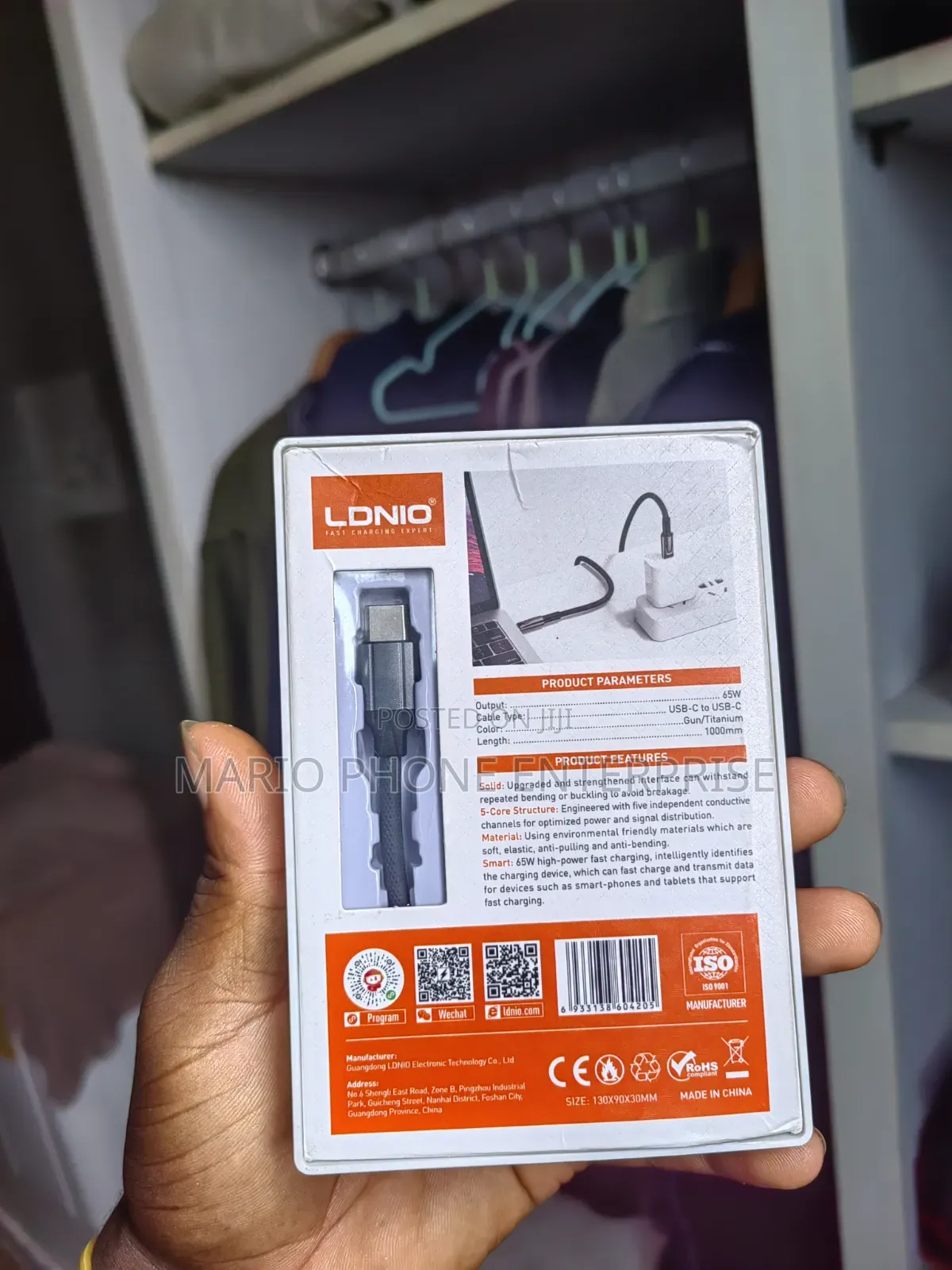 LDNIO USB C to Lightening Cable