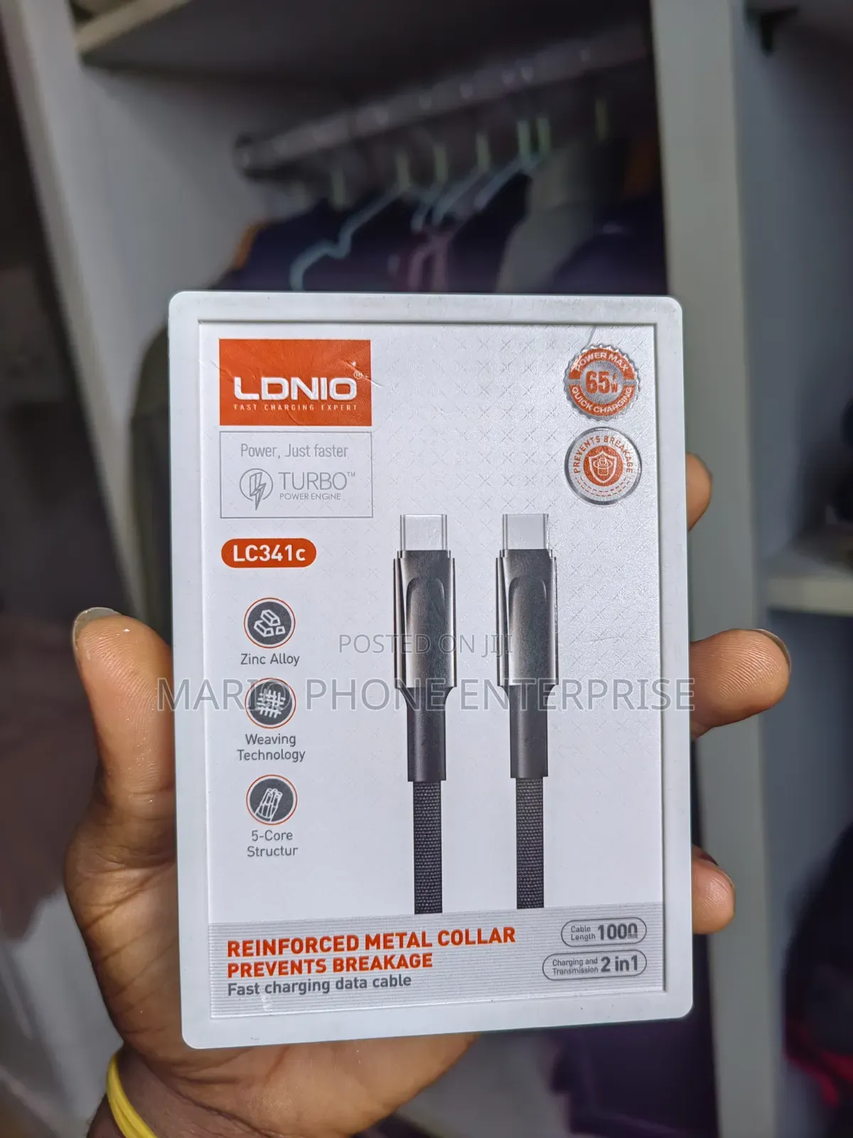 LDNIO USB C to Lightening Cable