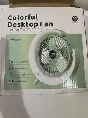 RGB Colourful Desktop Fan