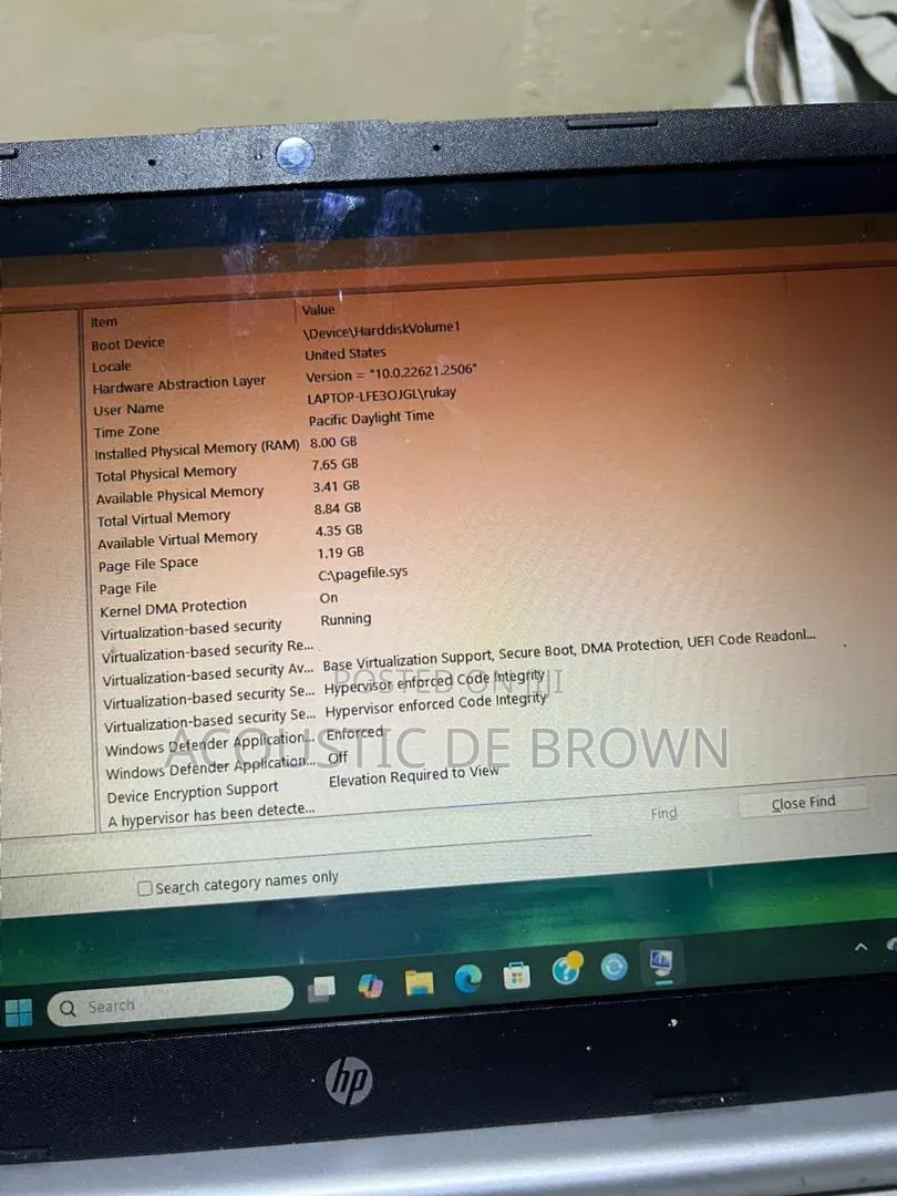 Laptop HP 14-dq2031tg 8GB Intel Core i3 SSD 256GB