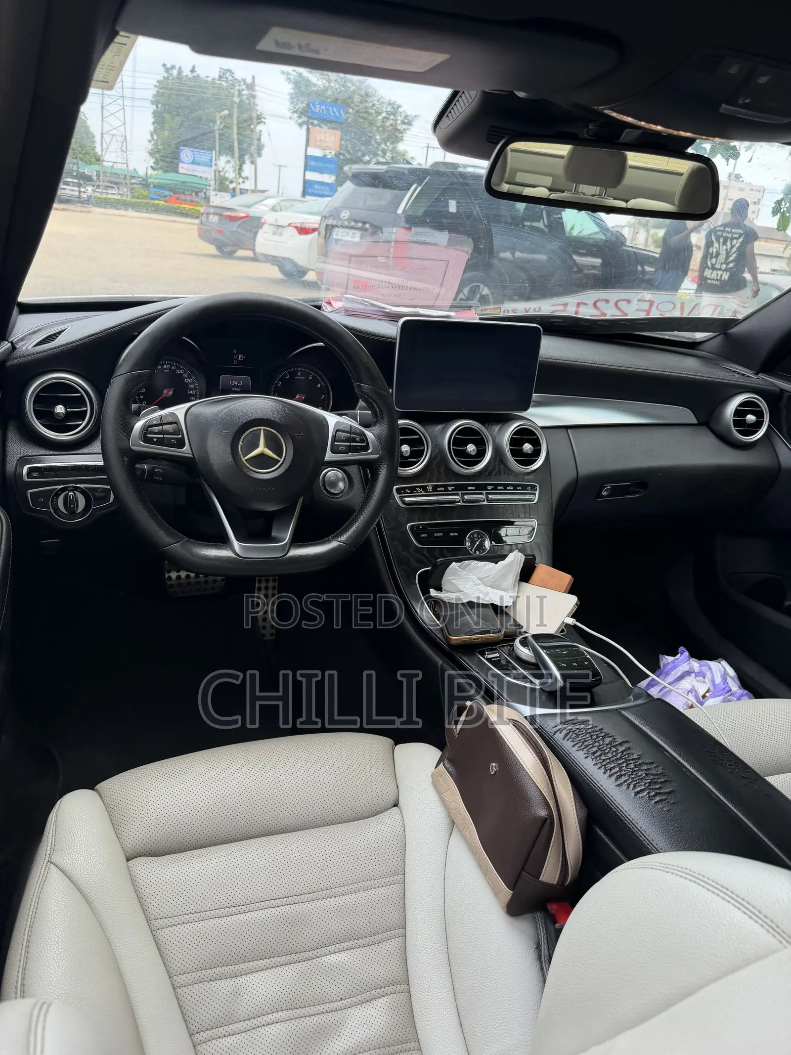 Mercedes-Benz C300 Luxury 4Matic Sedan AWD (2.0L 4cyl 7A) 2016 White