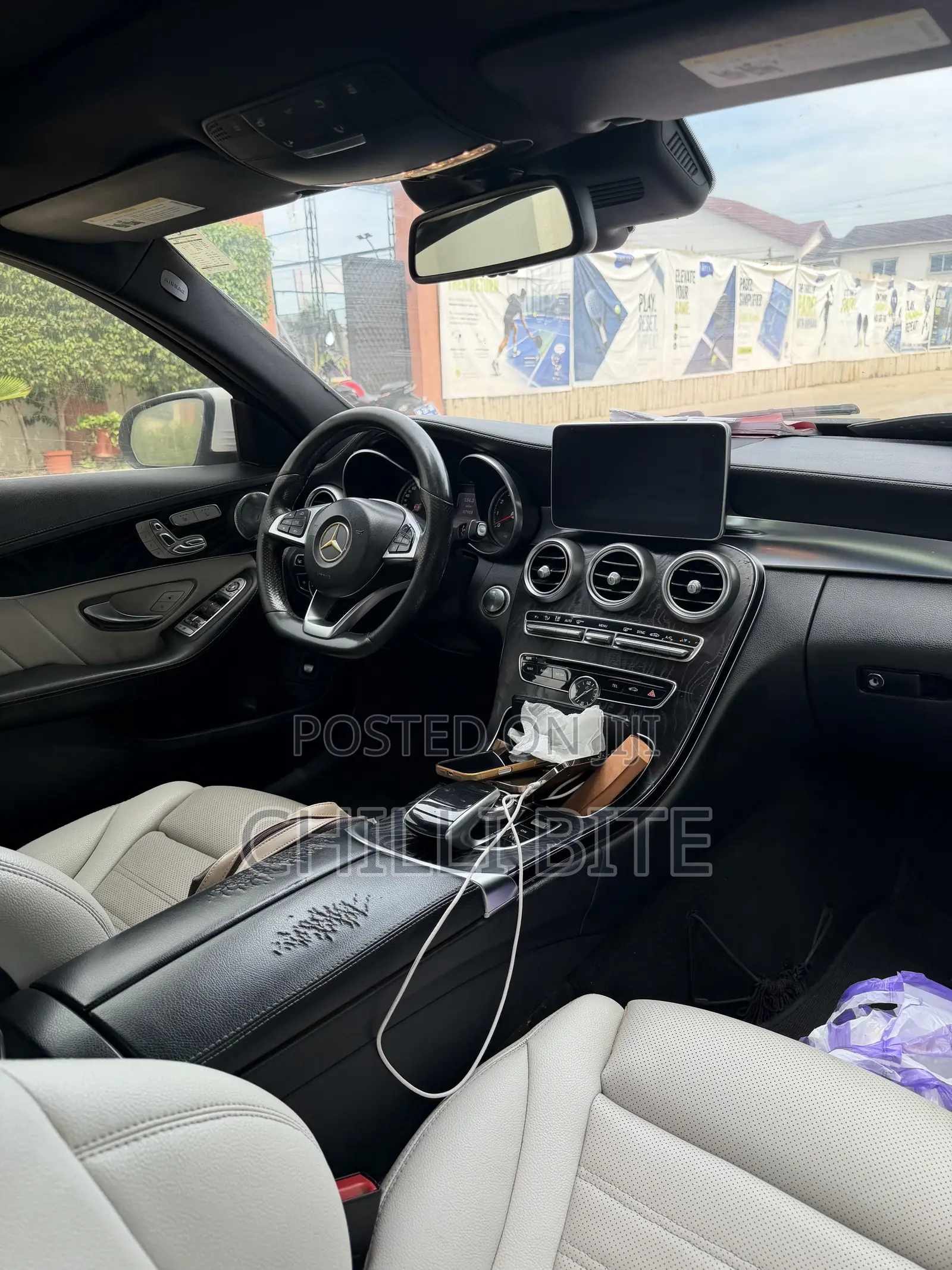 Mercedes-Benz C300 Luxury 4Matic Sedan AWD (2.0L 4cyl 7A) 2016 White