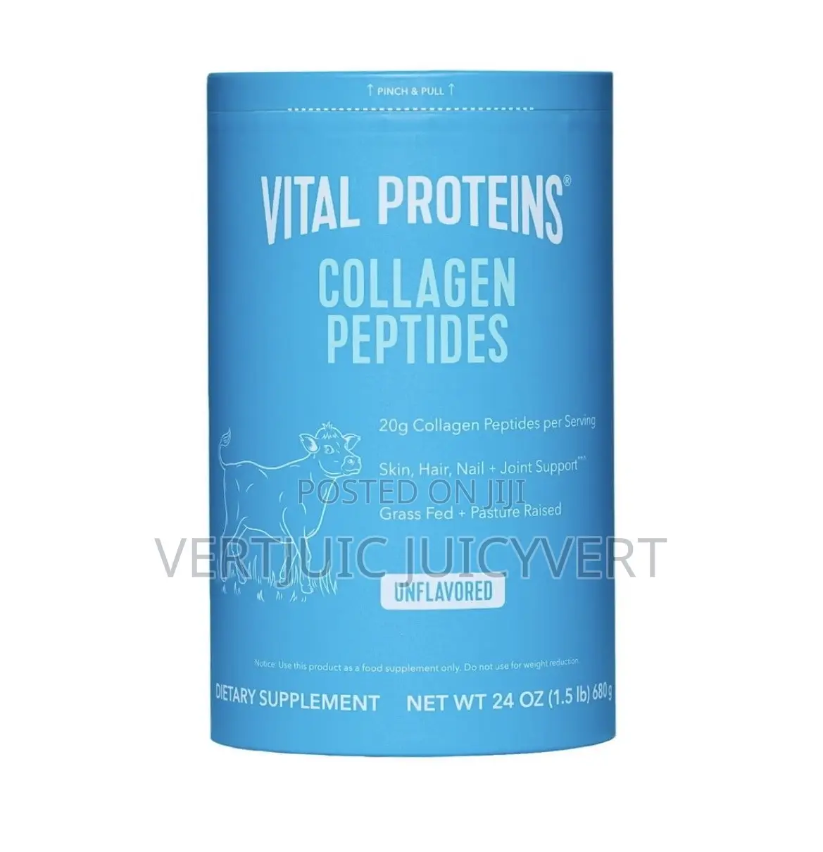 Vital Proteins Collagen Peptides Powder, Unflavored, 1.5 Lbs.