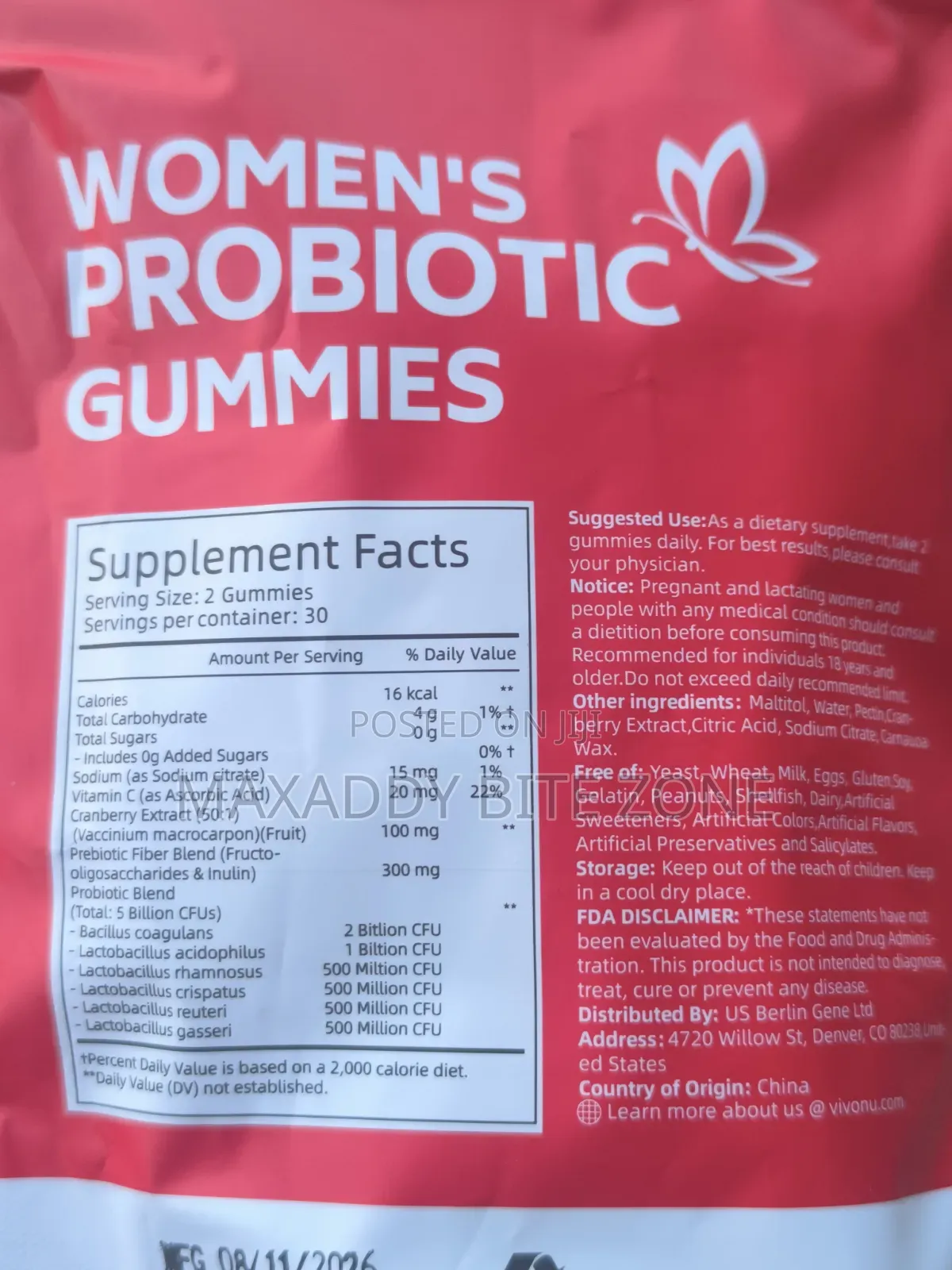 Wowem's Probiotics Gummies