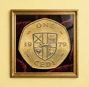 1 Cedi Ghana Heritage Framed Wall Art